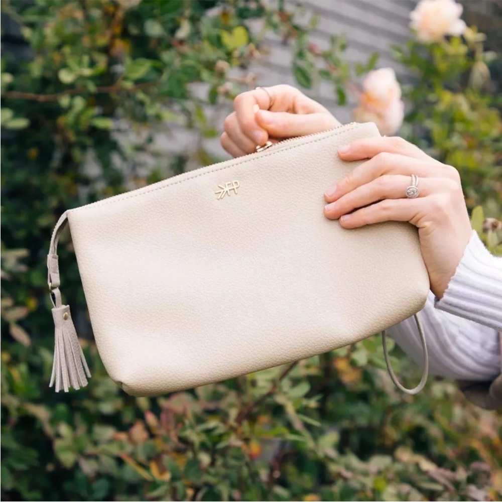 Freshly Picked Classic Zip Pouch Birch Diaper Bag | New With Tags